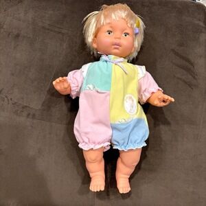 Vintage Twinkling Thumbelina Ideal Nursery Baby 1990 Arms Legs Head Moves WORKS